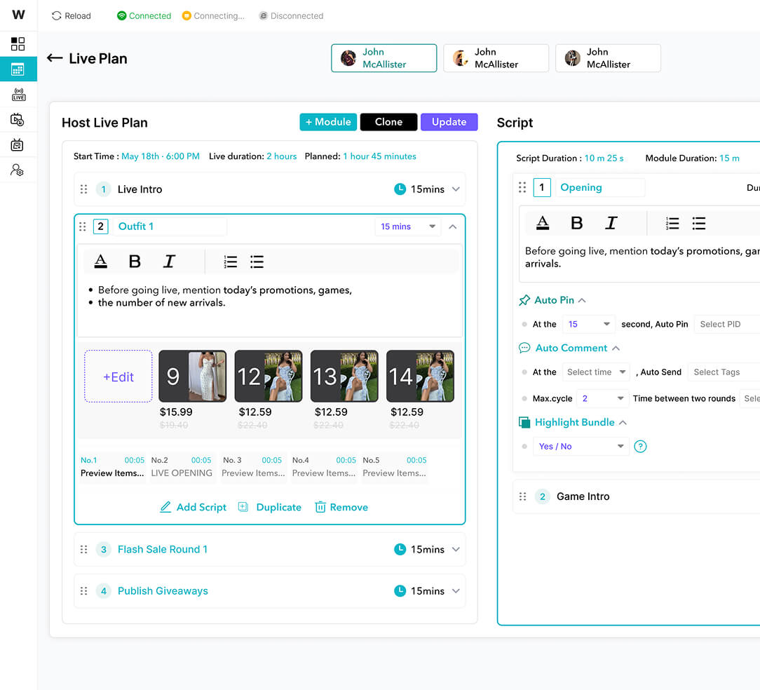 Ops Command Hub desktop app preview