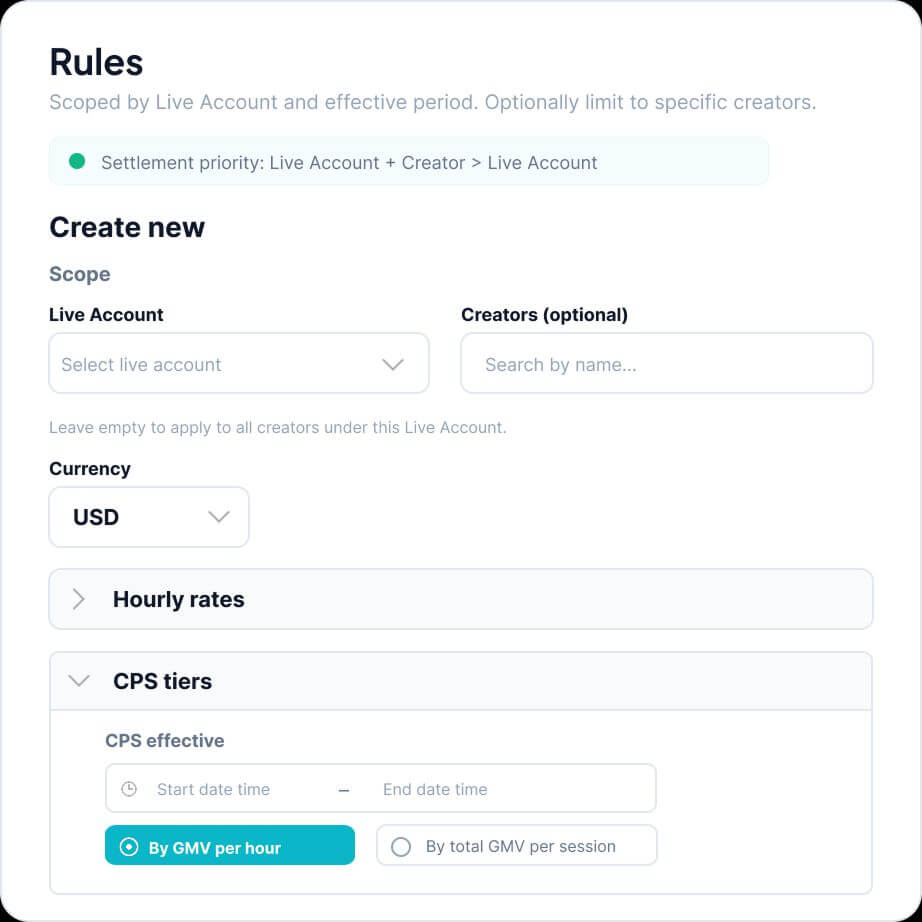 Opsique settlement rules preview