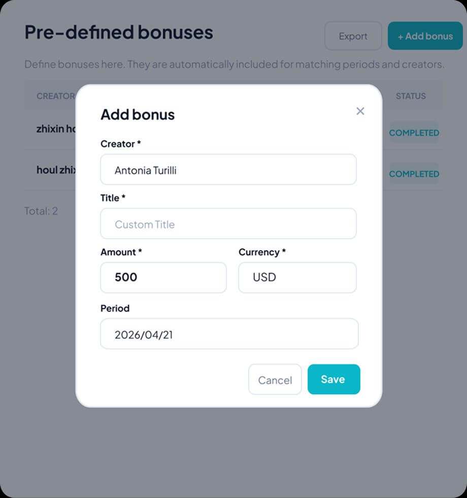 Opsique bonuses preview